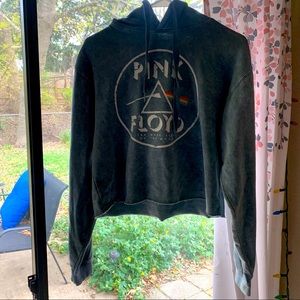 Pink Floyd Cropped Hoodie